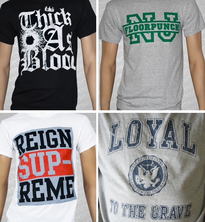 hardcore punk typography t-shirts